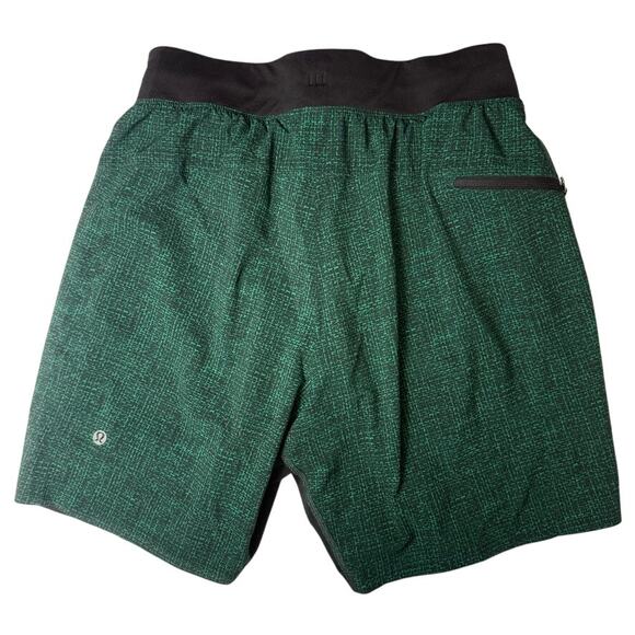 Lululemon T.H.E. Shorts Men’s 9" Lined Wire Weave Classic Green Defender Small - Picture 2 of 9